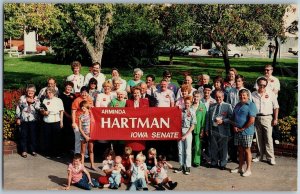 c1980s Iowa State Senator Arminda Hartman Campaign Postcard Council Bluffs A175