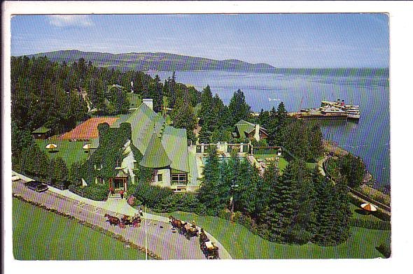 Murray Bay, Quebec,  Horses and Wagons, Ship at Dock