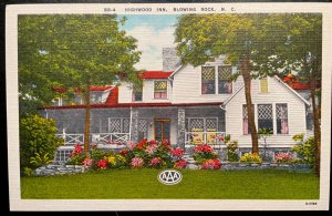 Vintage Postcard 1930-1945 Highwood Inn, Blowing Rock, North Carolina (NC)