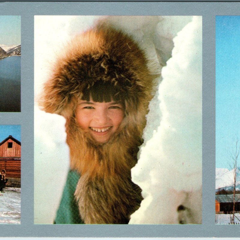 1975 Okhotsk Khabarovsk Soviet Union Children Girl Helicopter Postcard Russia 3R