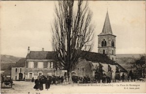 CPA Environs de MONTBARD - La Place de la Marmagne (115749)