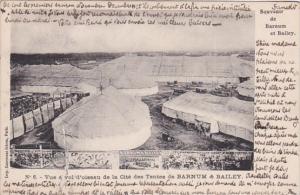 Circus Barnum & Bailey Overall View Of Tents 1905