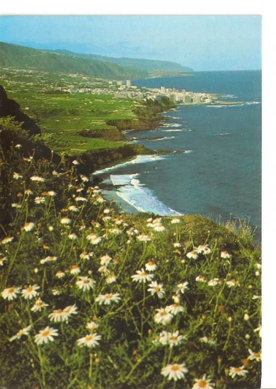 Postal 029697 : Puerto de la Cruz (Tenerife). Vista de la Costa Norte y Ciuda...