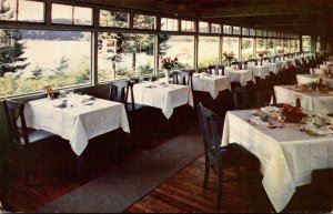 New York Adirondacks Inlet Holl's Inn Dining Room