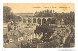Faubourg Du Grund, Pont Du Bisserweg, Luzembourg, 1900-1910s