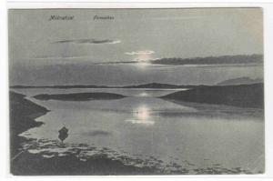 Midnatsol Midnight Sun Finmarken Norway 1907 postcard