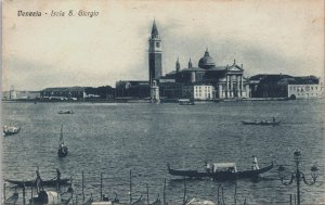 Italy Venice Venezia Isola San Giorgio Vintage Postcard C122