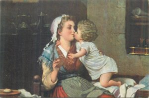 Stengel fine art motherly happiness by Meyer von Bremen c.1922