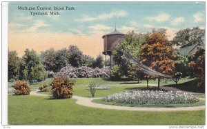 Michigan Central, Depot Park, Ypsilanti, Michigan, PU-1913