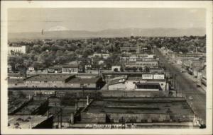 Yakima WA General View Real Photo Postcard - Ellis