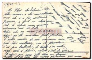 Old Postcard Fouras The Beach and the semaphore