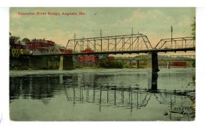 ME - Augusta. Kennebec River Bridge