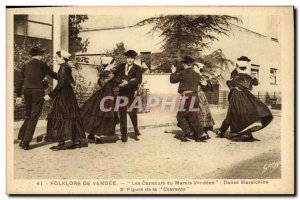 Old Postcard Folklore Folklore Dancers Vendee Marais Vendeen Dance Maraichine...
