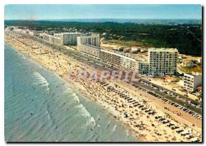 Modern Postcard Saint Jean de Monts (Vendee) Beach Esplanade ladies Sea and E...