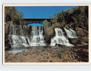 Postcard Lower Gooseberry Falls, Two Harbors, Minnesota