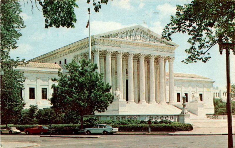 Beautiful Supreme Court Building near U.S. Capitol