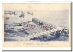 Croisic Postcard Old L & # 39estacade the pier