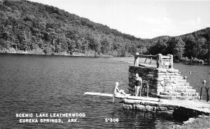 Lot 33 usa  real photo arizona scenic lake leatherwood eureka springs swimming