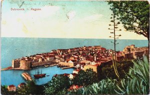 Croatia Dubrovnik Ragusa Vintage Postcard C104