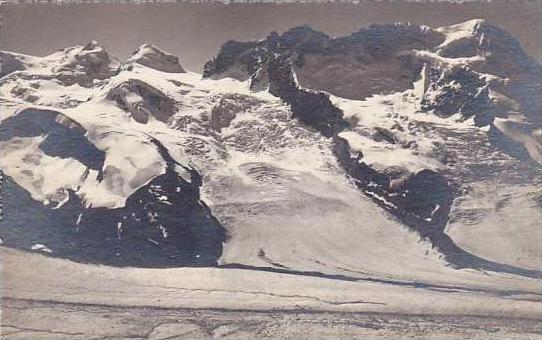 Switzerland Zermatt Gornergraf Castor Pollux Breithorn Real Photo