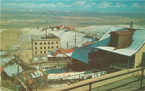 Postcard Arizona Jerome 1950s wintertime Birdseye Bradshaw 23-8134