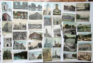 NEWARK NJ lot of 40 ANTIQUE & VINTAGE POSTCARDS