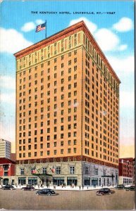 USA The Kentucky Hotel Louisville Kentucky Chrome Postcard 09.81