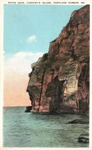 Vintage Postcard Whitehead Cushing's Island Portland Harbor Maine Chisholm Bros