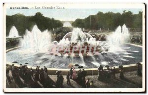 Old Postcard Versailles Grandes Eaux