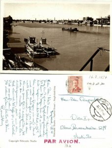 iraq, BAGHDAD BAGDAD بَغْدَاد, Tigris General View (1957) Eldorado Studio RPPC