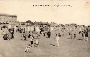 CPA St-JEAN - de-MONTS - Vue générale de la Plage (297884)