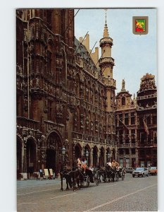 Postcard A Part of the Market Place Brussels Belgium