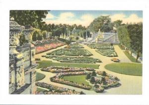 LP33    Florida, FL, Postcard,  Garden, Villa Viscaya.