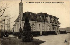 CPA POISSY Propriete de M. Vanderbilt - Pavillon d'Habitation (617824)