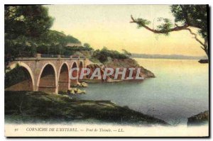 Postcard Old Bridge Corniche Esterel Theoule