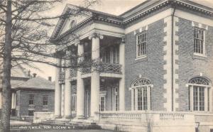 NEW ROCHELLE, NY New York    ARMY YMCA~FORT SLOCUM    c1940's B&W Postcard