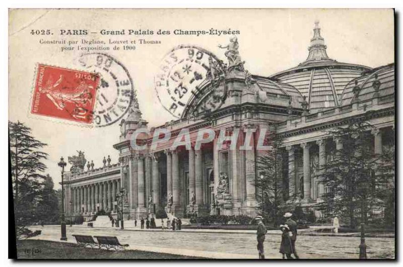 Postcard Old Paris Grand Palais des Champs Elysees