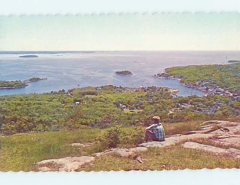 Pre-1980 HARBOR SCENE Camden Maine ME hp7627-12