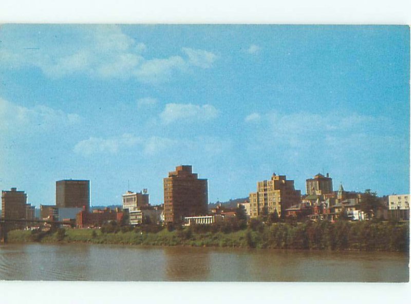 Pre-1980 RIVER SCENE Charleston West Virginia WV AE5654