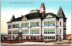 High School Eureka California CA Modern Building Structure Landmark Postcard