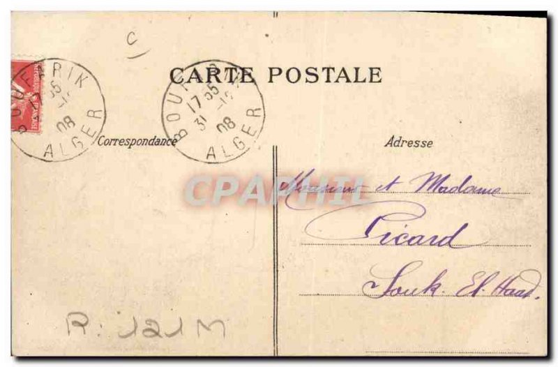 Old Postcard Folklore Auvergne At the fair Cows