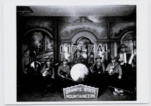MANCHESTER, NH~ Granite State Mountaineers LIBERAL BAND 1986 Repro 4x6 Postcard