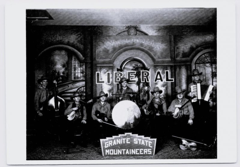 MANCHESTER, NH~ Granite State Mountaineers LIBERAL BAND 1986 Repro 4x6 Postcard