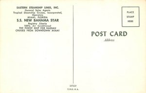 SS New Bahama Star Eastern Steamship Line Ship Unused 