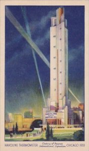 Havoline Thermometer Century Of Progress International Exposition Chicago Wor...