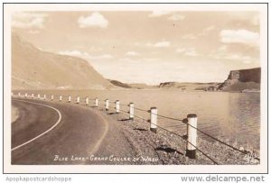 Washington Blue Lake Grand Coulee Real Photo RPPC