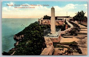 Old Cannons  Havana  Cuba  Postcard