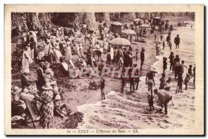 Old Postcard Ault the time Bathers Bath