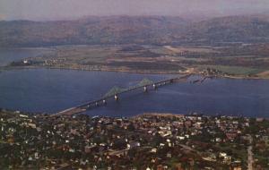 Campbellton NB New Brunswick Aerial View Postcard D19