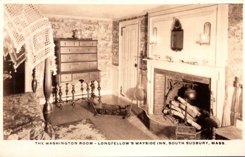 Massachusetts South Sudbury Longfellow's Wayside Inn The Washington Room...